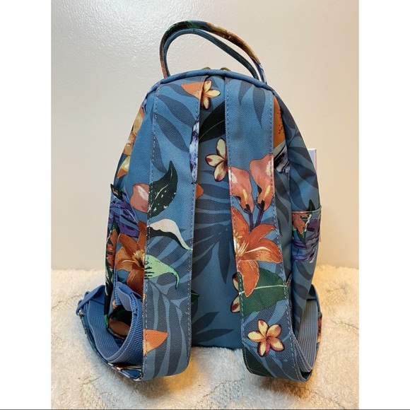 Herschel Nova Mini Summer Floral Blue Backpack - Picture 2 of 4